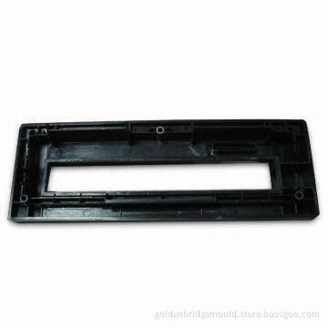 Plastic Injection Mold, Made of PC, ABS Material and Available in Black Color